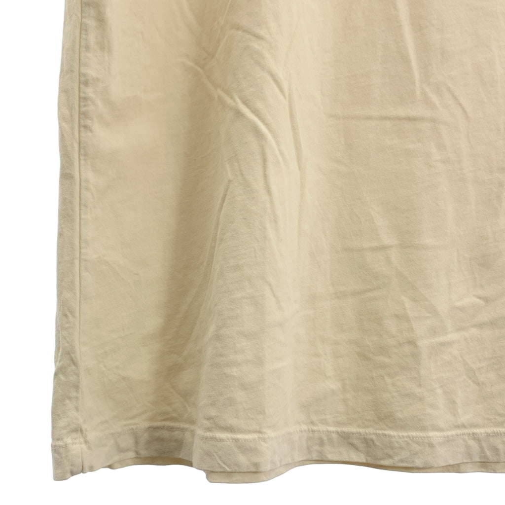 Maison Margiela / メゾンマルジェラ | 2017SS | クルーネック コットン Tシャツ | XL | ベージュ | メンズ