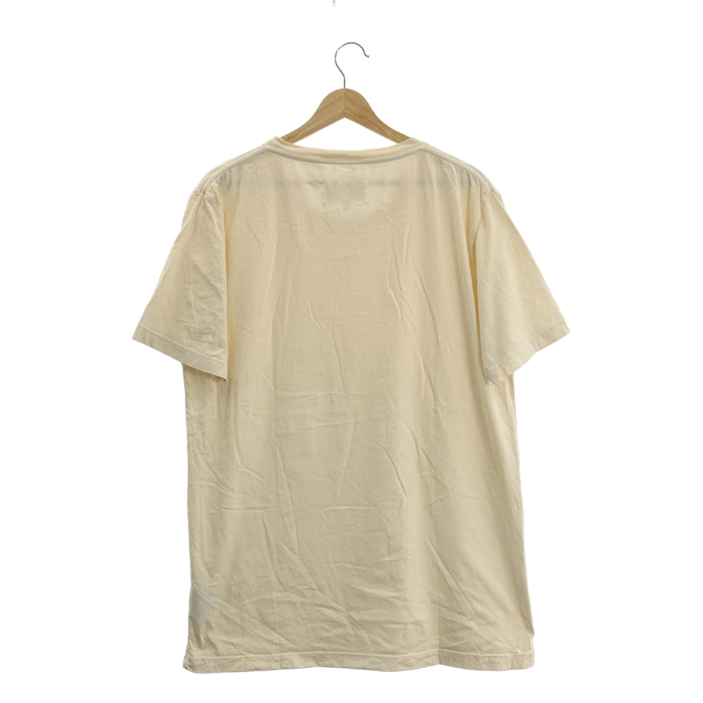 Maison Margiela / メゾンマルジェラ | 2017SS | クルーネック コットン Tシャツ | XL | ベージュ | メンズ