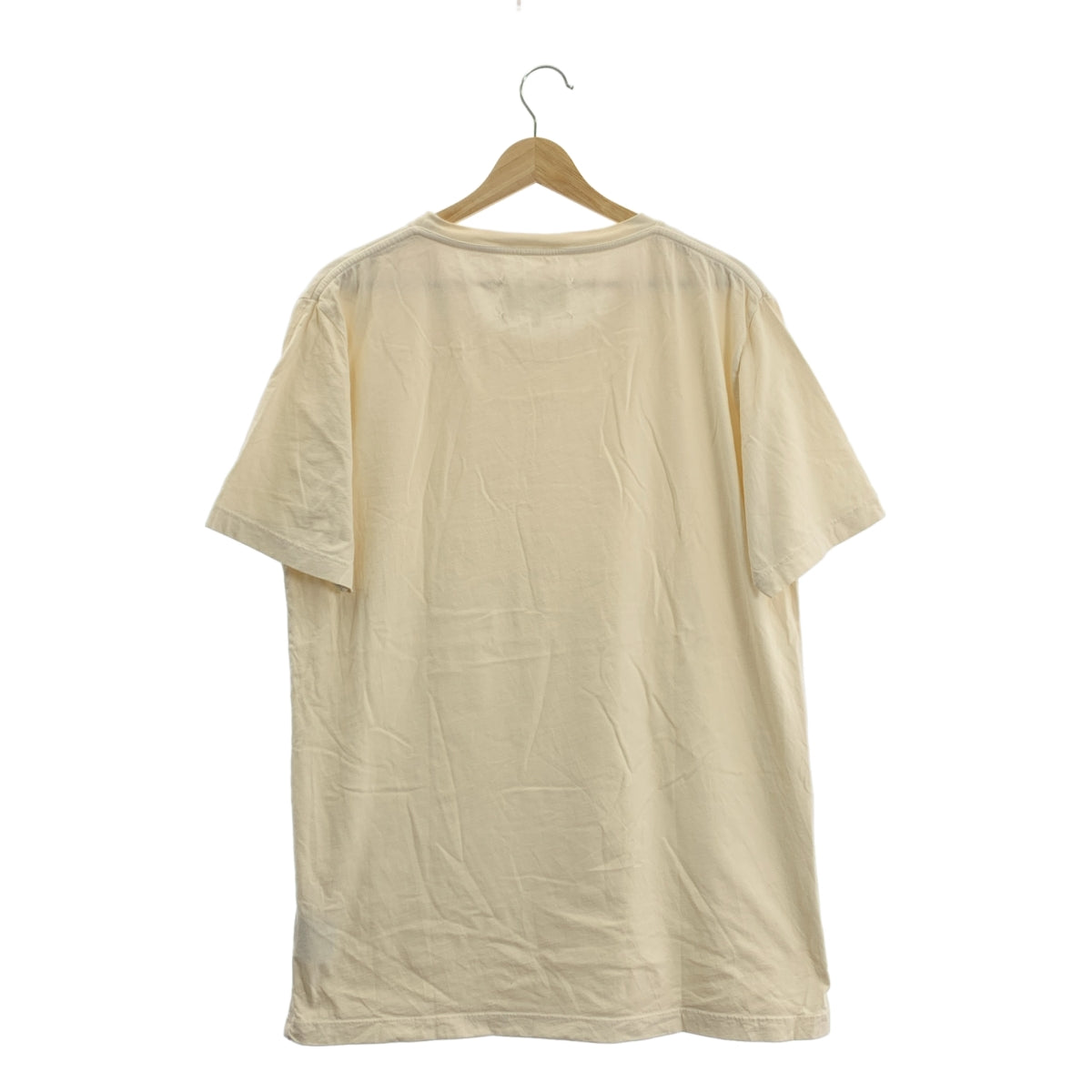Maison Margiela | 2017 春夏 | 圓領棉質 T 卹 | XL | 米色 | 男款