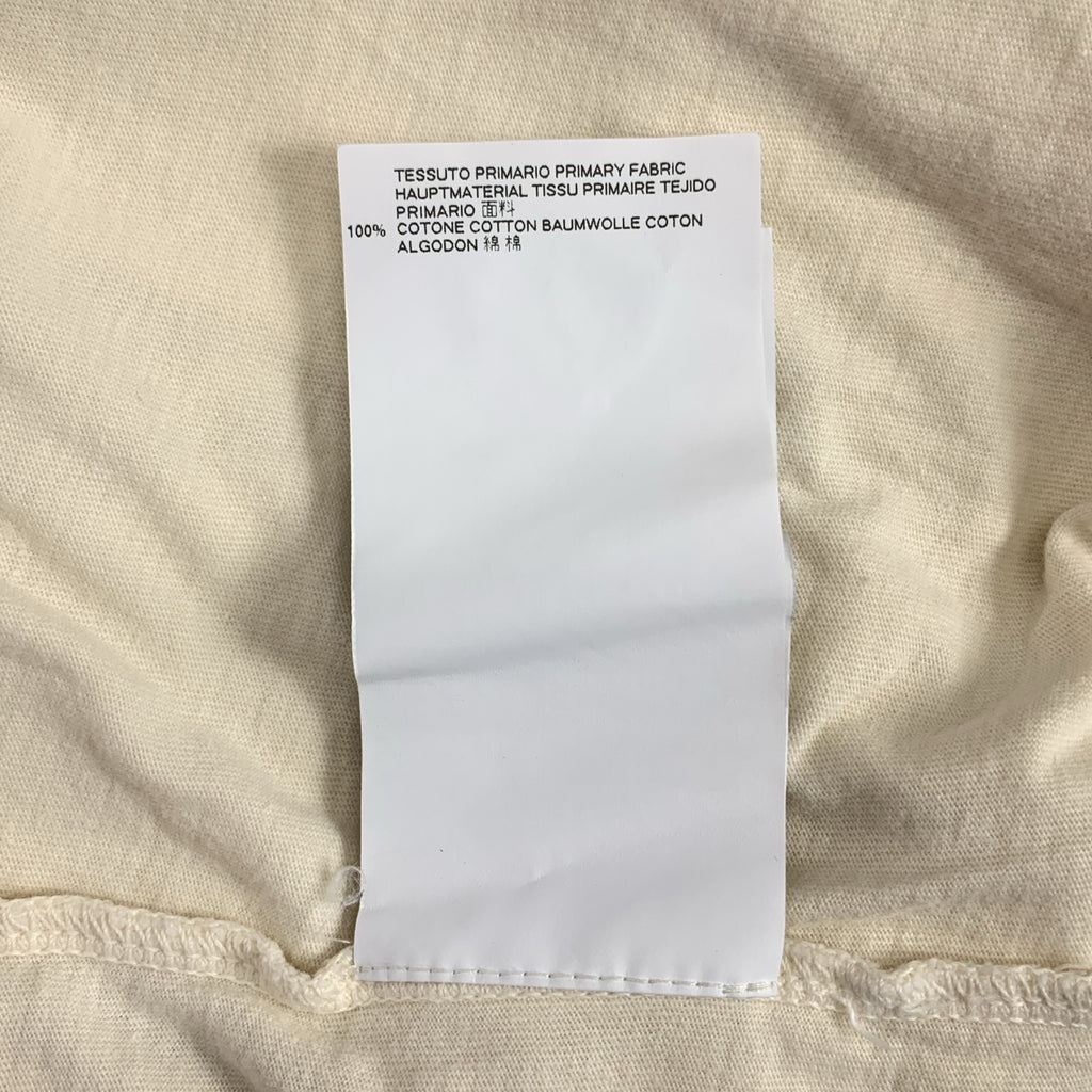 Maison Margiela / メゾンマルジェラ | 2017SS | クルーネック コットン Tシャツ | XL | ベージュ | メンズ