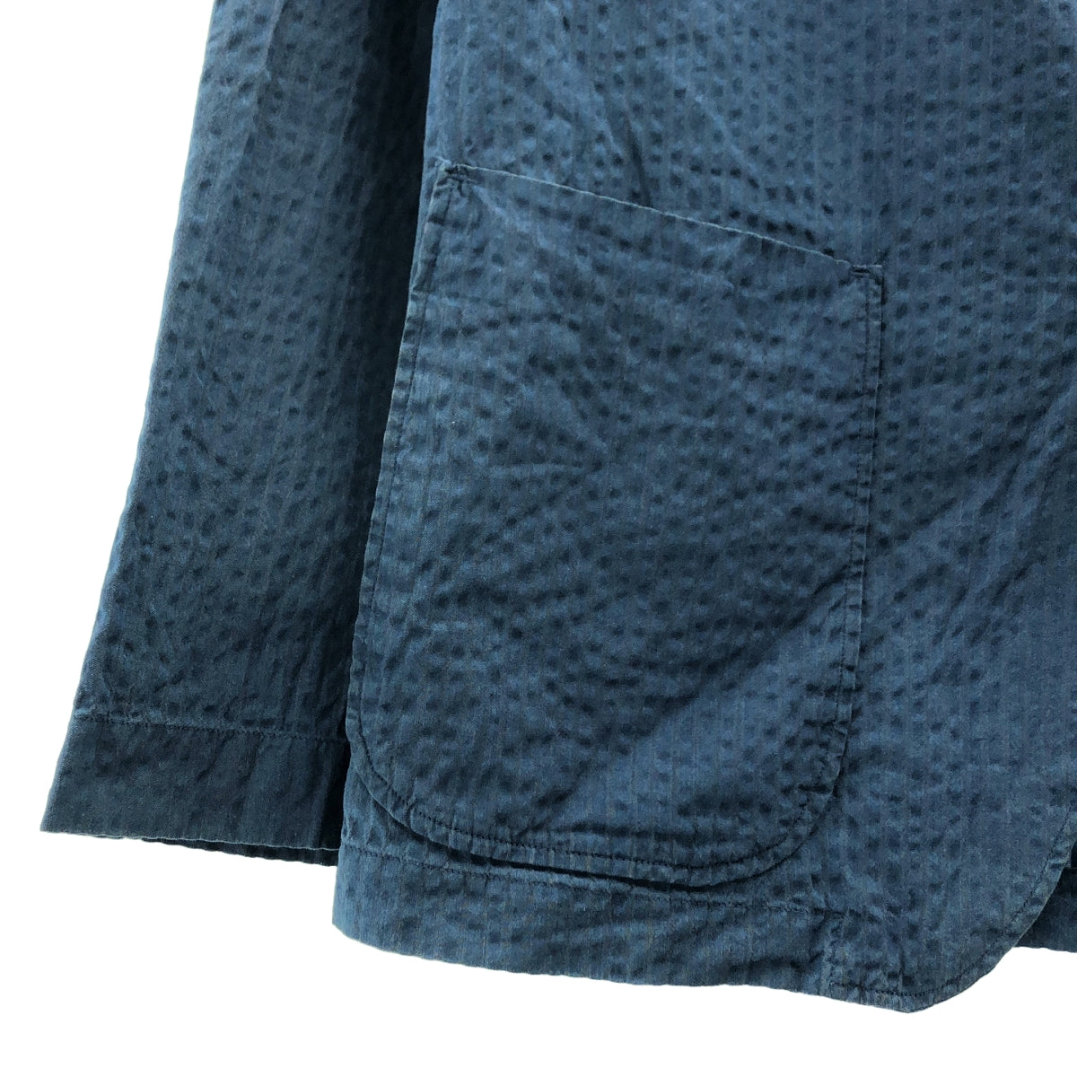 LARDINI / ラルディーニ | JMAMA コットン シアサッカー 3B テーラードジャケット | S |