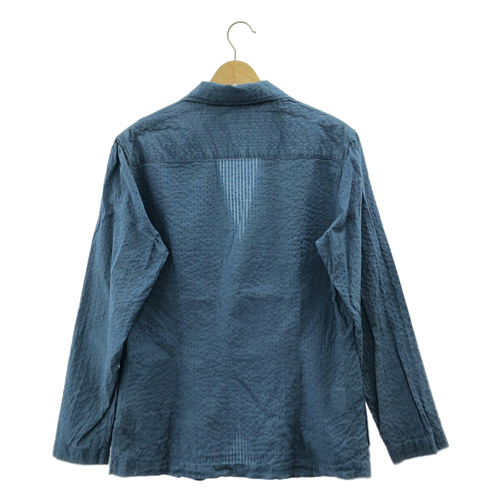 LARDINI / ラルディーニ | JMAMA コットン シアサッカー 3B テーラードジャケット | S |