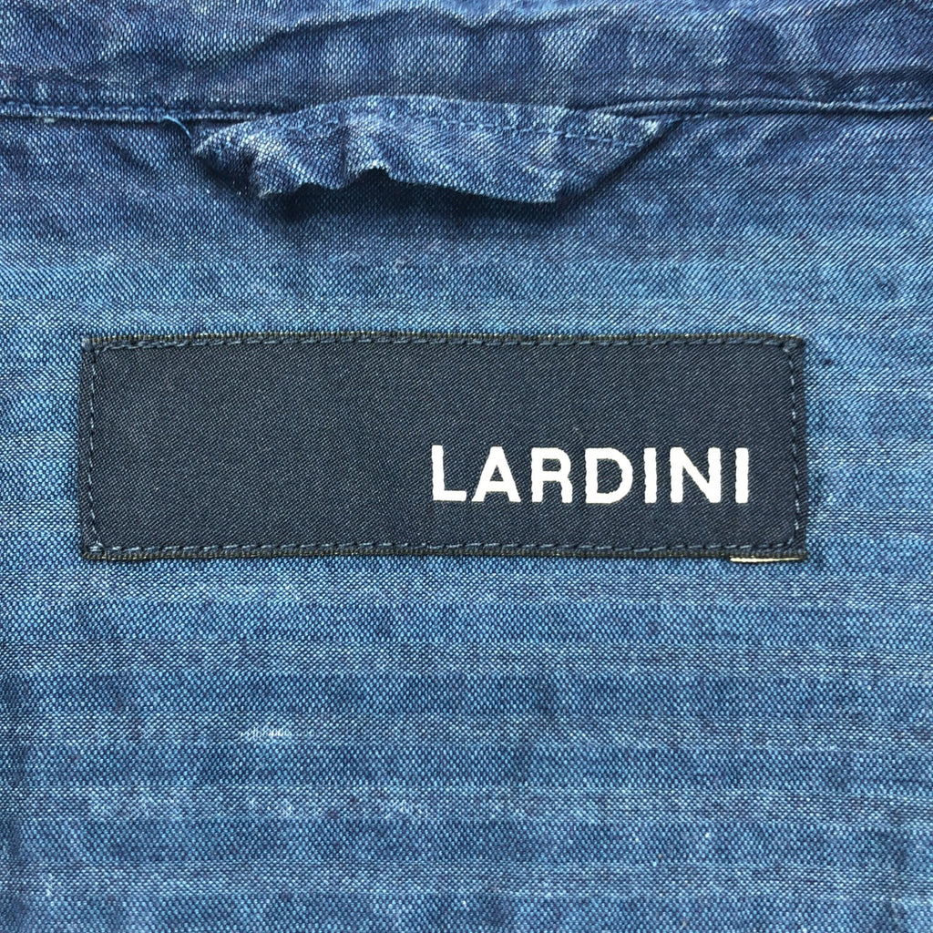 LARDINI / ラルディーニ | JMAMA コットン シアサッカー 3B テーラードジャケット | S |
