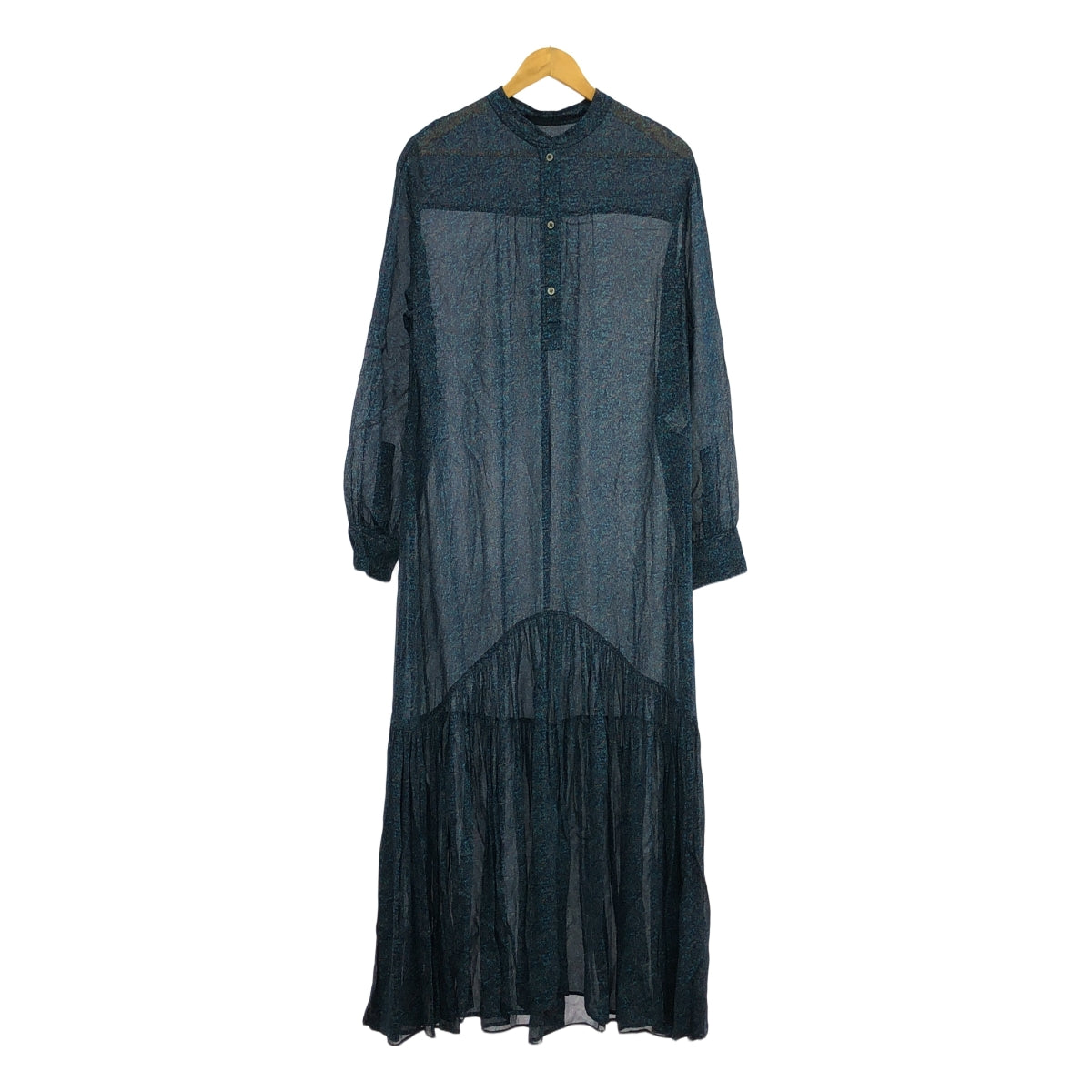 ISABEL MARANT / 이사벨 마랑 | 총 무늬 모자이크 원피스 | 36 | 블루 | 여성