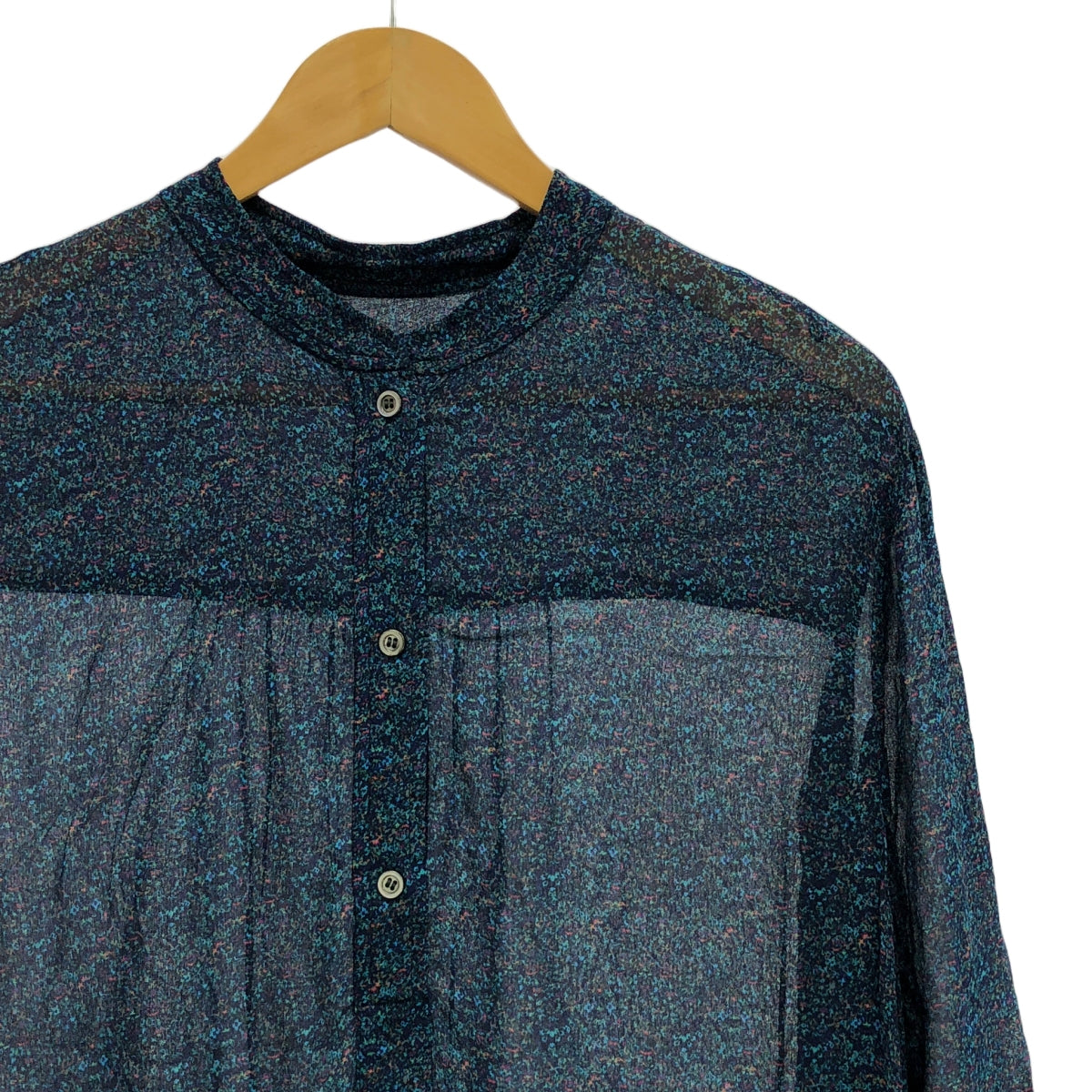 ISABEL MARANT / 이사벨 마랑 | 총 무늬 모자이크 원피스 | 36 | 블루 | 여성