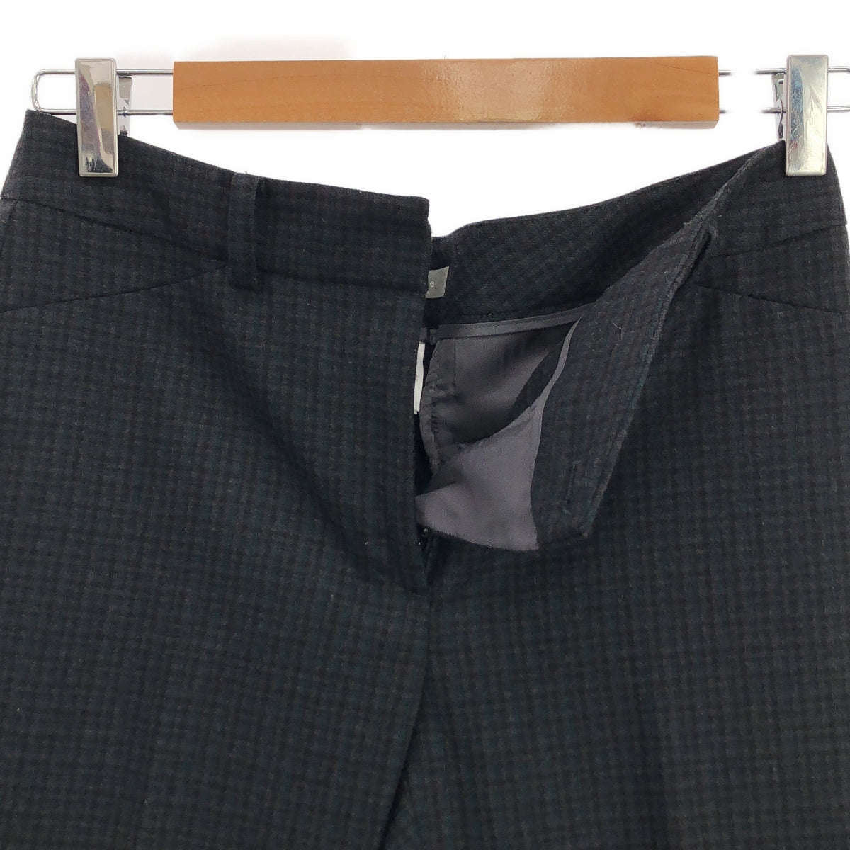 theory luxe / セオリーリュクス | ウール 総柄 スラックス パンツ | 36 | グレー系 | レディース