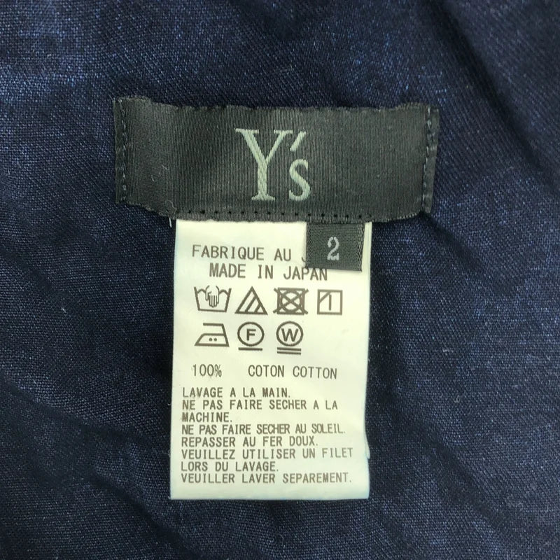 Y's / ワイズヨウジヤマモト | コットン ロングシャツ ワンピース | 2 | レディース