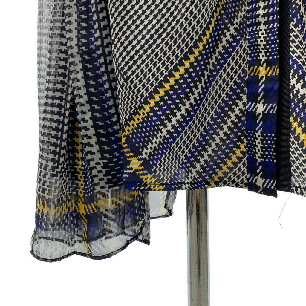 sacai / サカイ | ニット ドッキング プルオーバー シャツ ワンピース | 1 | レディース