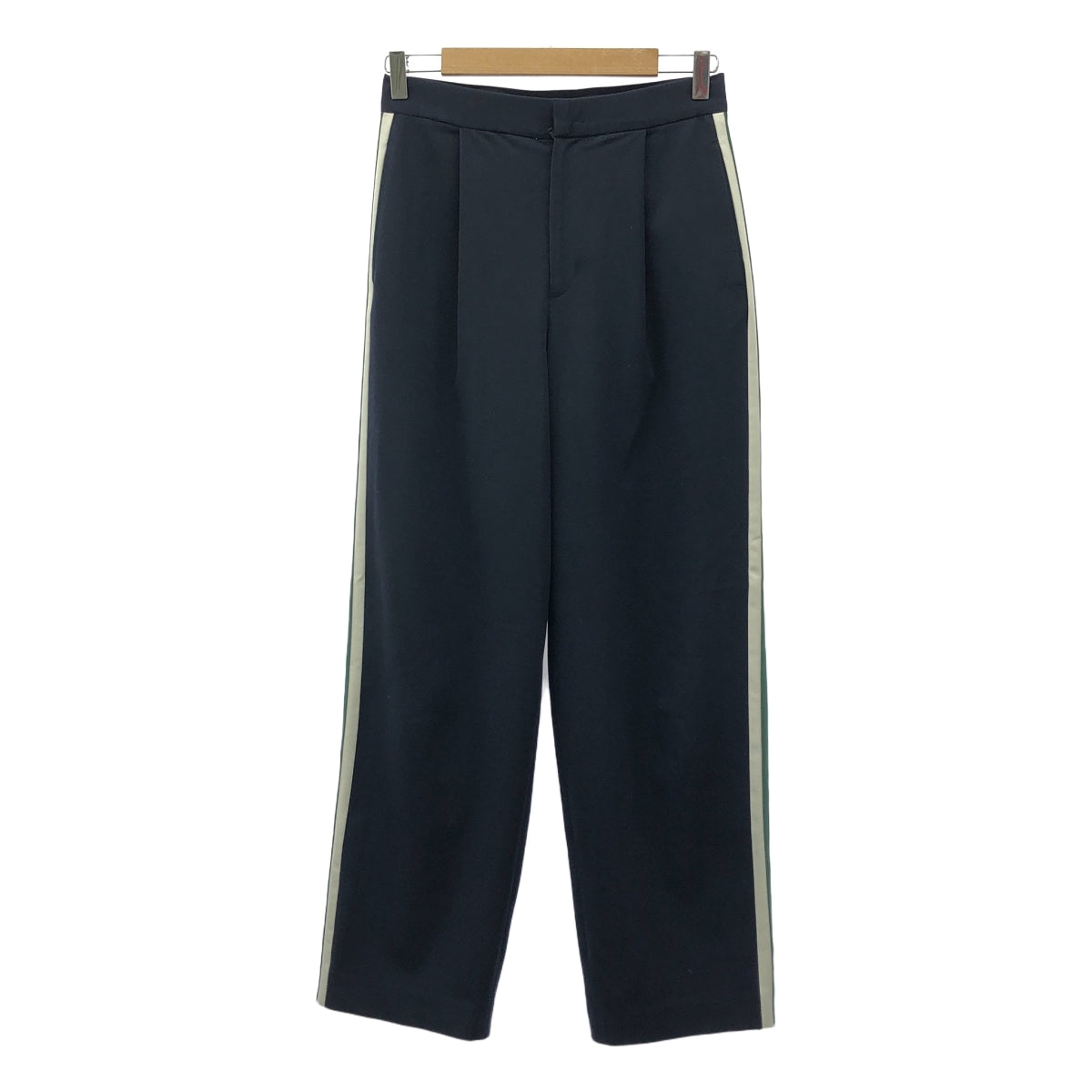 明日世界 MACPHEE |混合 2WAY 彈性褲 |尺寸 36 |海軍藍/白色/綠色|女性的