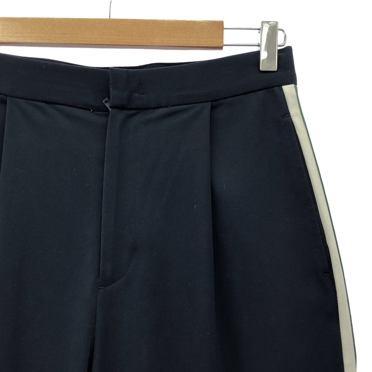 明日世界 MACPHEE |混合 2WAY 彈性褲 |尺寸 36 |海軍藍/白色/綠色|女性的