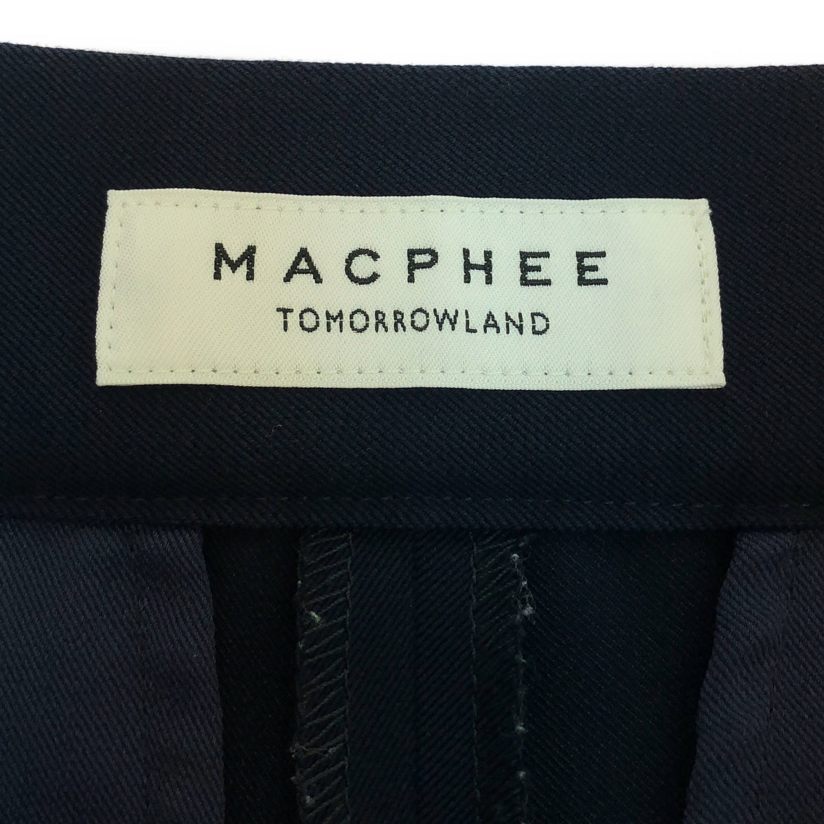 明日世界 MACPHEE |混合 2WAY 彈性褲 |尺寸 36 |海軍藍/白色/綠色|女性的