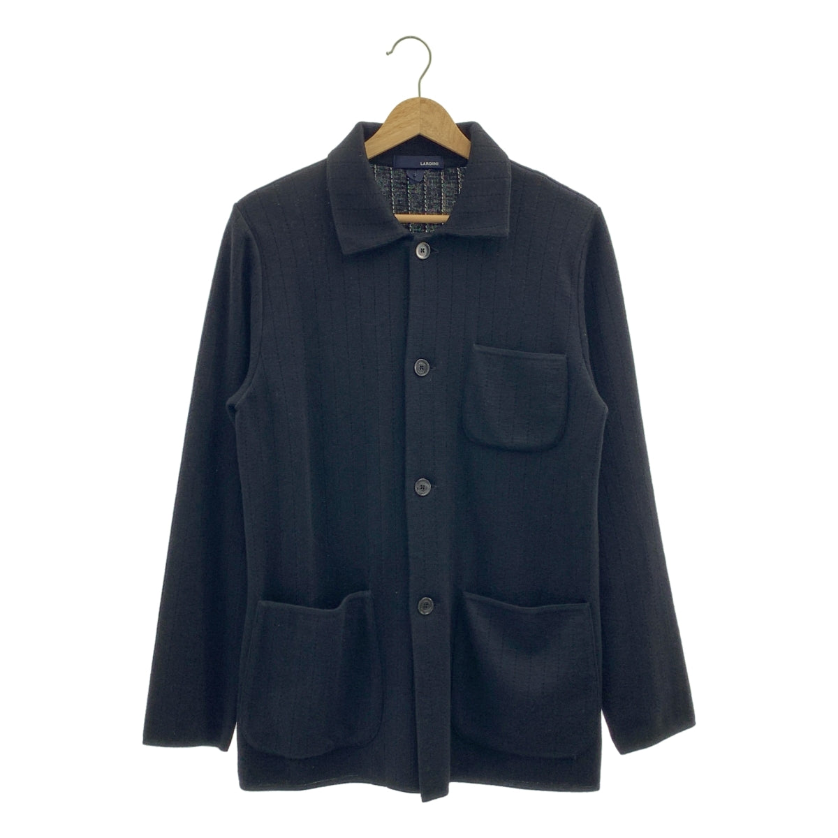 LARDINI / ラルディーニ | ニット カバーオール カーディガン ジャケット | XS | メンズ