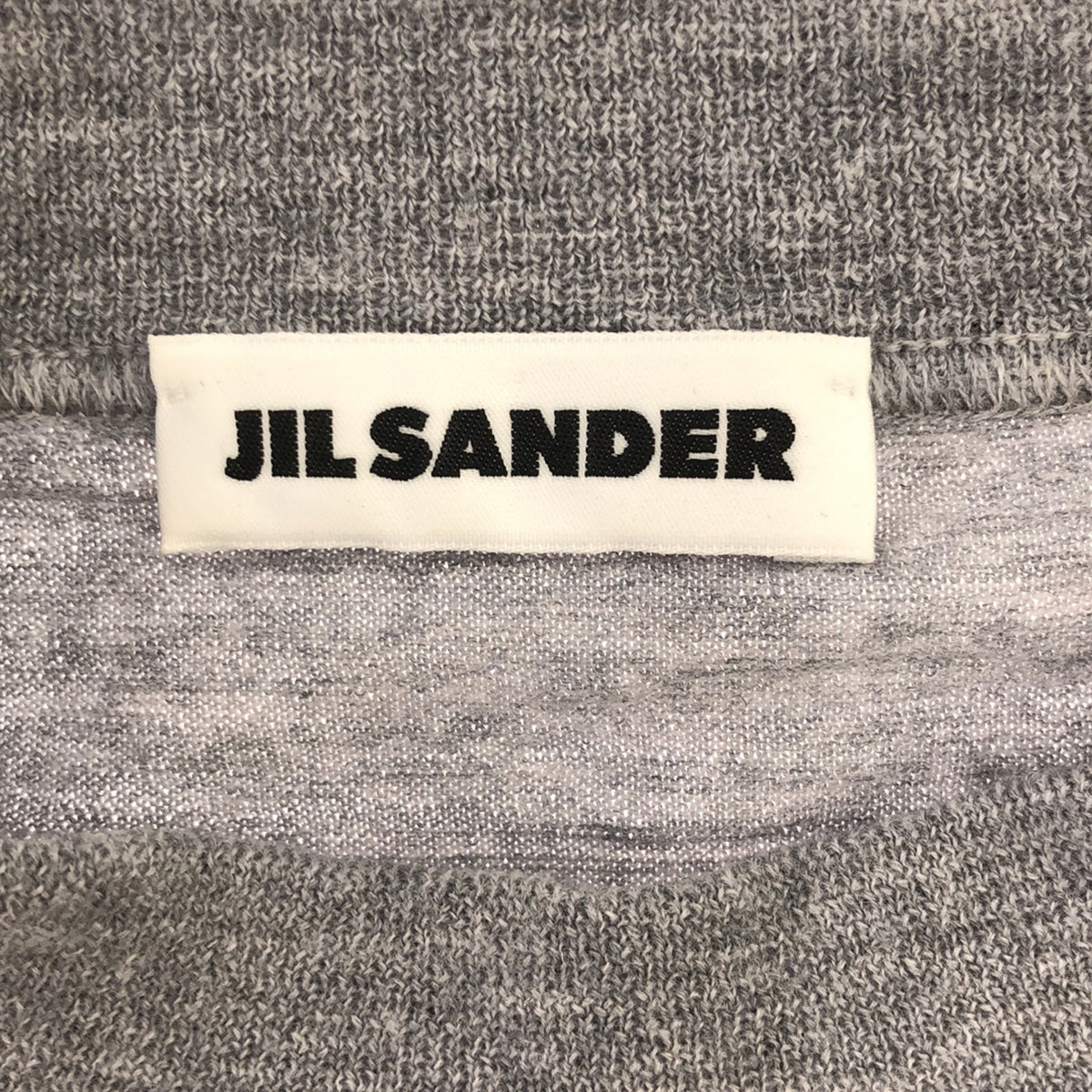 JIL SANDER / ジルサンダー | ハイネック サマーニット プルオーバー カットソー Tシャツ | 48 | メンズ