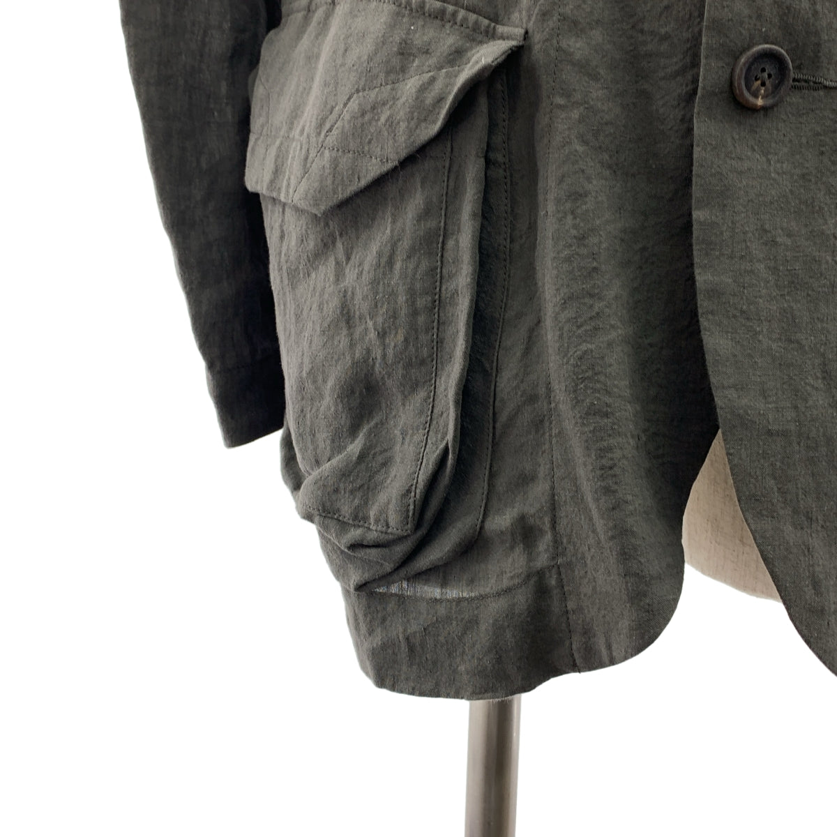 ziggy chen / ジギーチェン | 2025SS | 3 Button Long Jacket / シングルブレスト オーバー ジャケット | 44 | メンズ