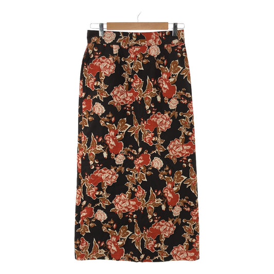 UNITED ARROWS | Cotton flower print skirt | Size 40 | Women's