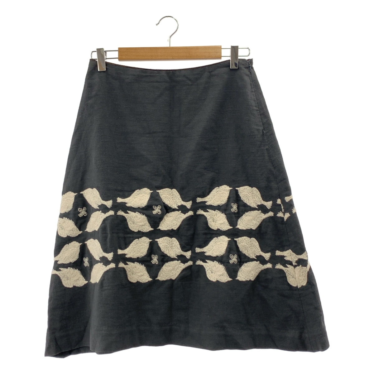 mina perhonen / 미나펠호넨 | four birds 코튼 자수 스커트 | 38 |