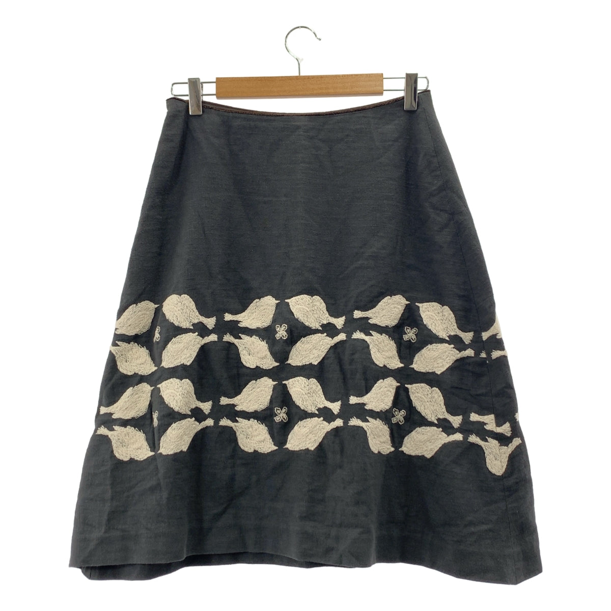 mina perhonen / 미나펠호넨 | four birds 코튼 자수 스커트 | 38 |