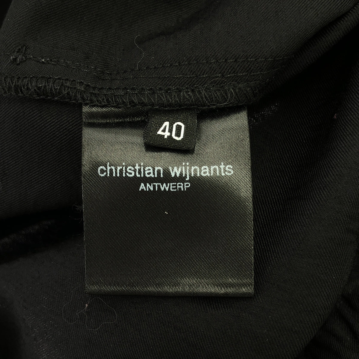 Christian Wijnants / クリスチャンワイナンツ | アシンメトリー イージースカート | 40 | ブラック | レディース