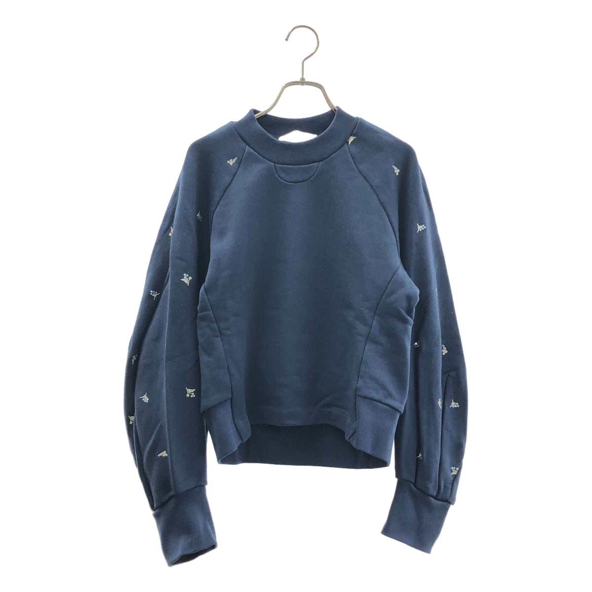 Mame Kurogouchi / マメクロゴウチ | Floral Motif Embroidered Sweatshirts フローラル 刺しゅう スウェット | 1 | レディース