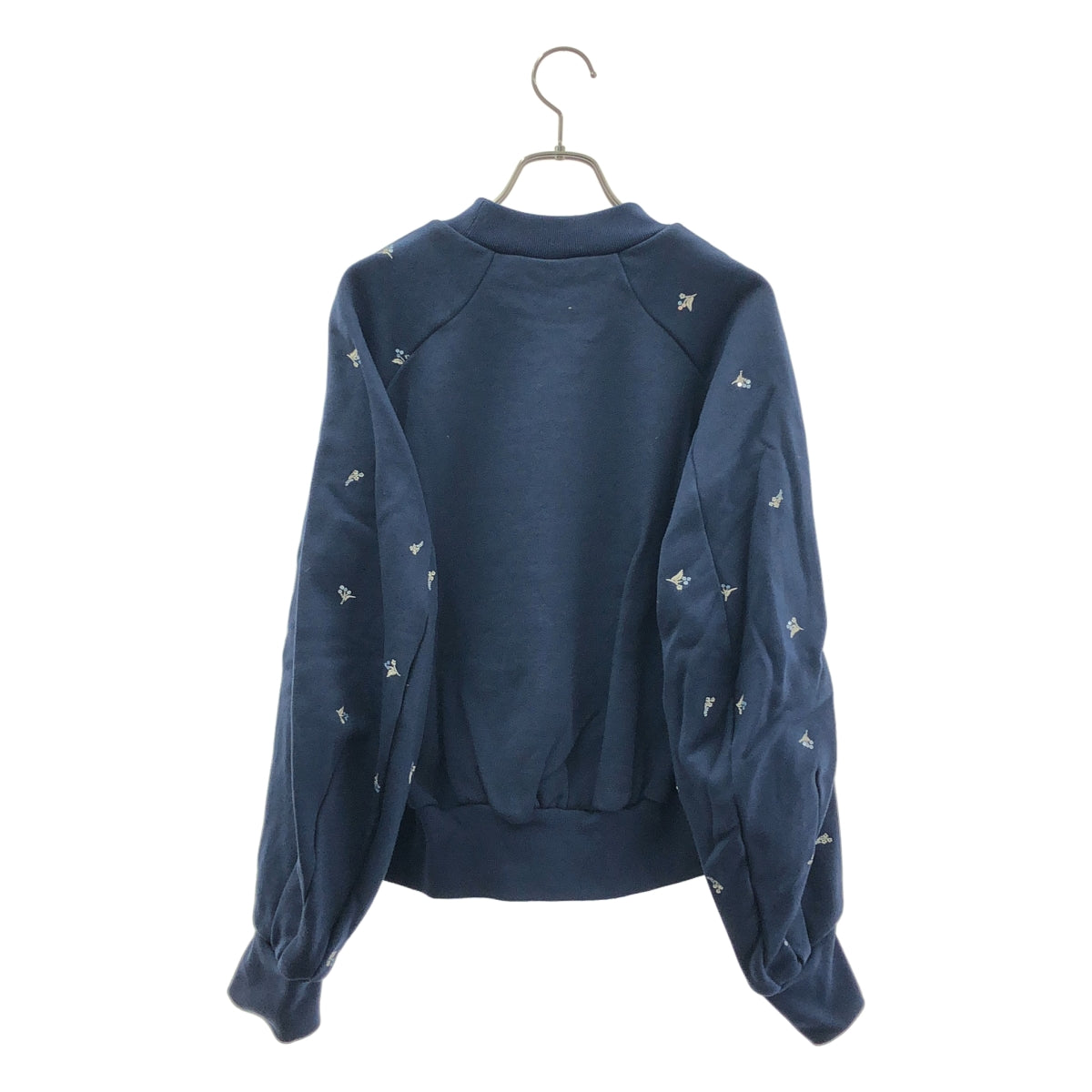 Mame Kurogouchi / マメクロゴウチ | Floral Motif Embroidered Sweatshirts フローラル 刺しゅう スウェット | 1 | レディース