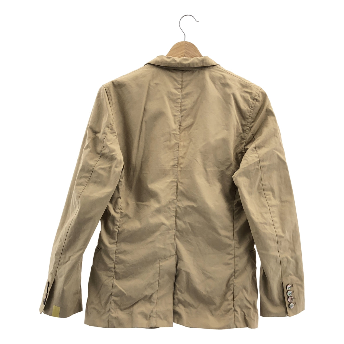 DUFFER OF ST. GEORGE | 棉質 1B 訂製夾克，袖子帶圖案襯裡 | S 碼 | 米色 | 男款