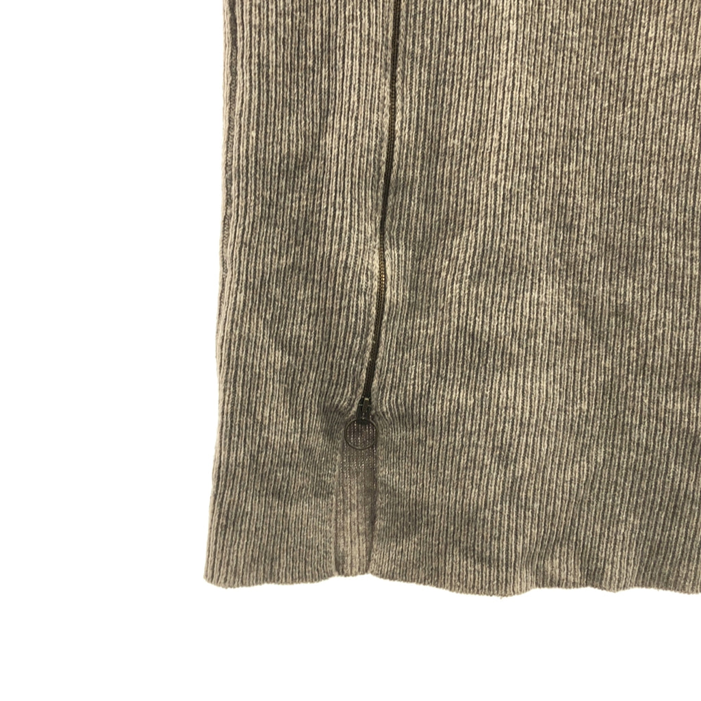 ROSARYMOON  / ロザリームーン | ウール ジップスリット ニット ワンピース | Short | レディース