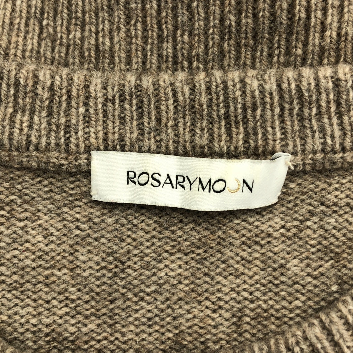 ROSARYMOON  / ロザリームーン | ウール ジップスリット ニット ワンピース | Short | レディース