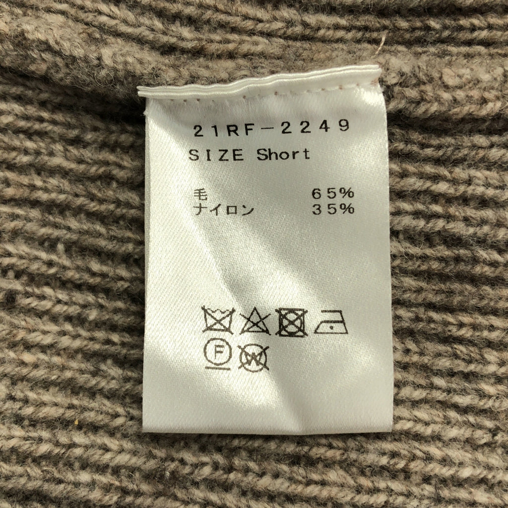 ROSARYMOON  / ロザリームーン | ウール ジップスリット ニット ワンピース | Short | レディース