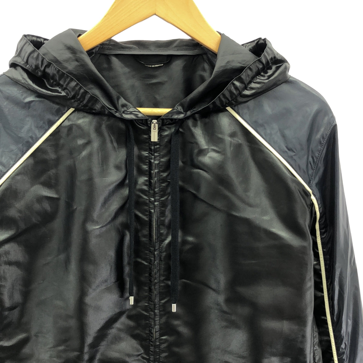 エルメス ナイロン ジャケット M レディース ネイビー A3652125