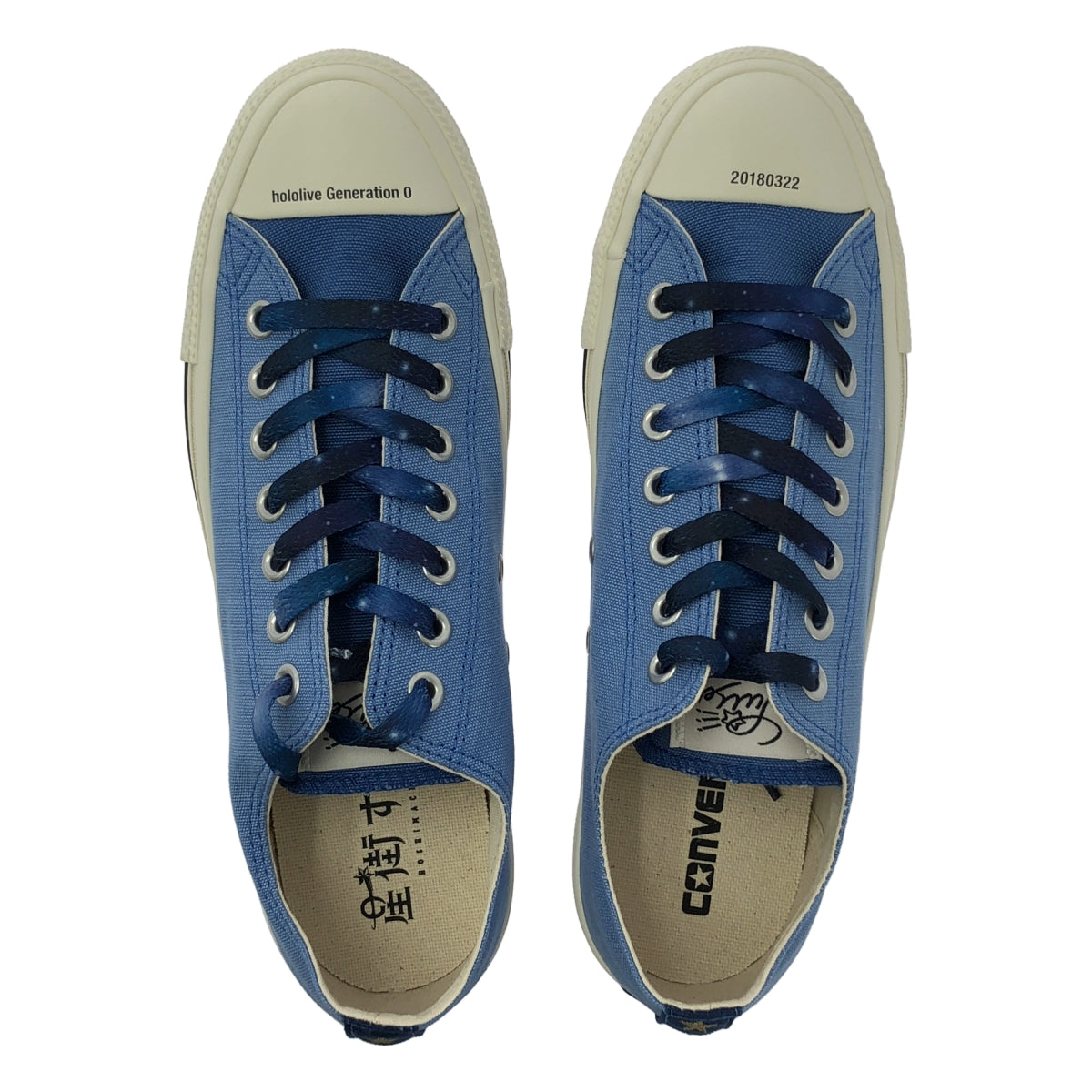 【新品】  CONVERSE / コンバース | 2025SS | ×星街すいせい / ALL STAR OX Hoshimachi Suisei オールスター オックス スニーカー | 27 | ブルー | メンズ