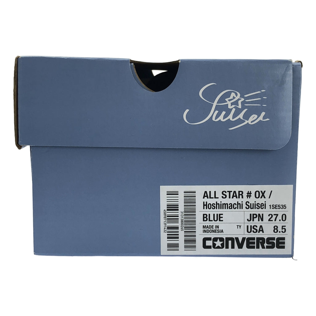 【新品】  CONVERSE / コンバース | 2025SS | ×星街すいせい / ALL STAR OX Hoshimachi Suisei オールスター オックス スニーカー | 27 | ブルー | メンズ