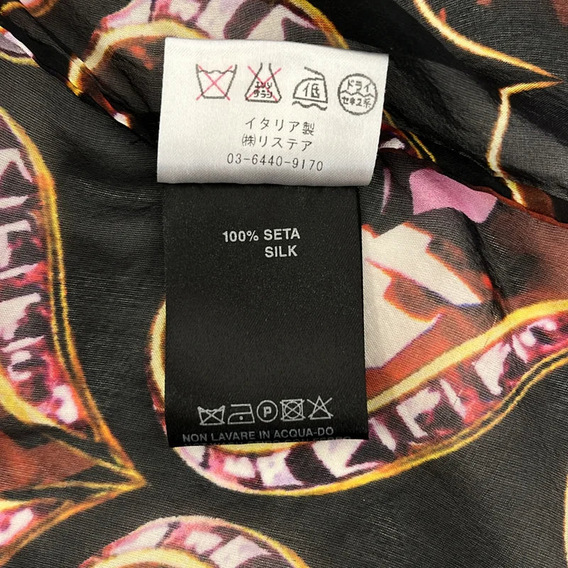 MARCOBOLOGNA / マルコボローニャ | シルク クリスタルハートプリント ボウタイシャツ |