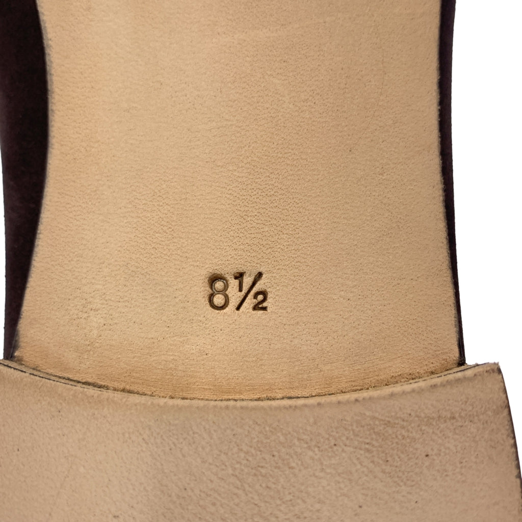 【美品】  SPIGOLA LEGGERA / スピーゴラレッジェーラ | スウェードレザー タッセル スリッポン シューズ | 8 1/2 | ダークブラウン | メンズ