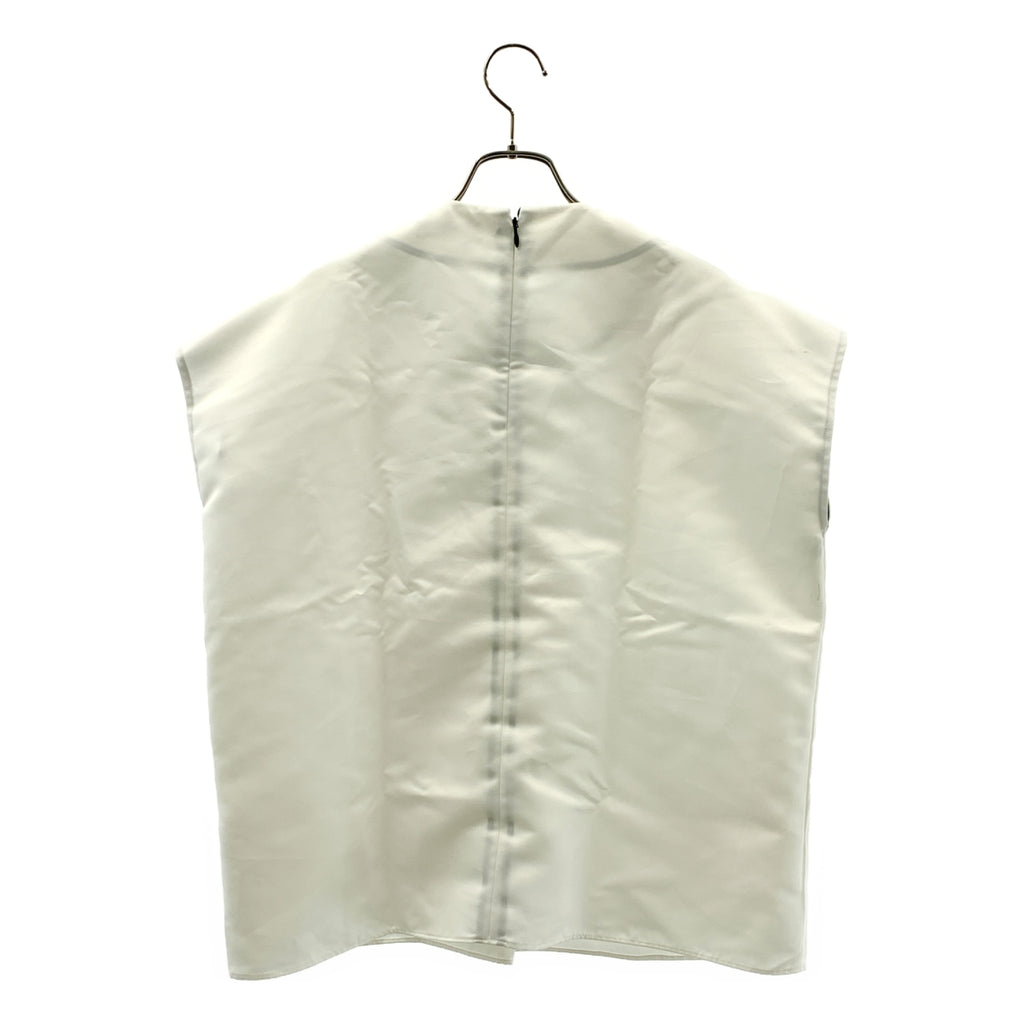 YOKO CHAN / 요코찬 | 새틴 프렌치 슬리브 블라우스 | 36 | 화이트 | 여성