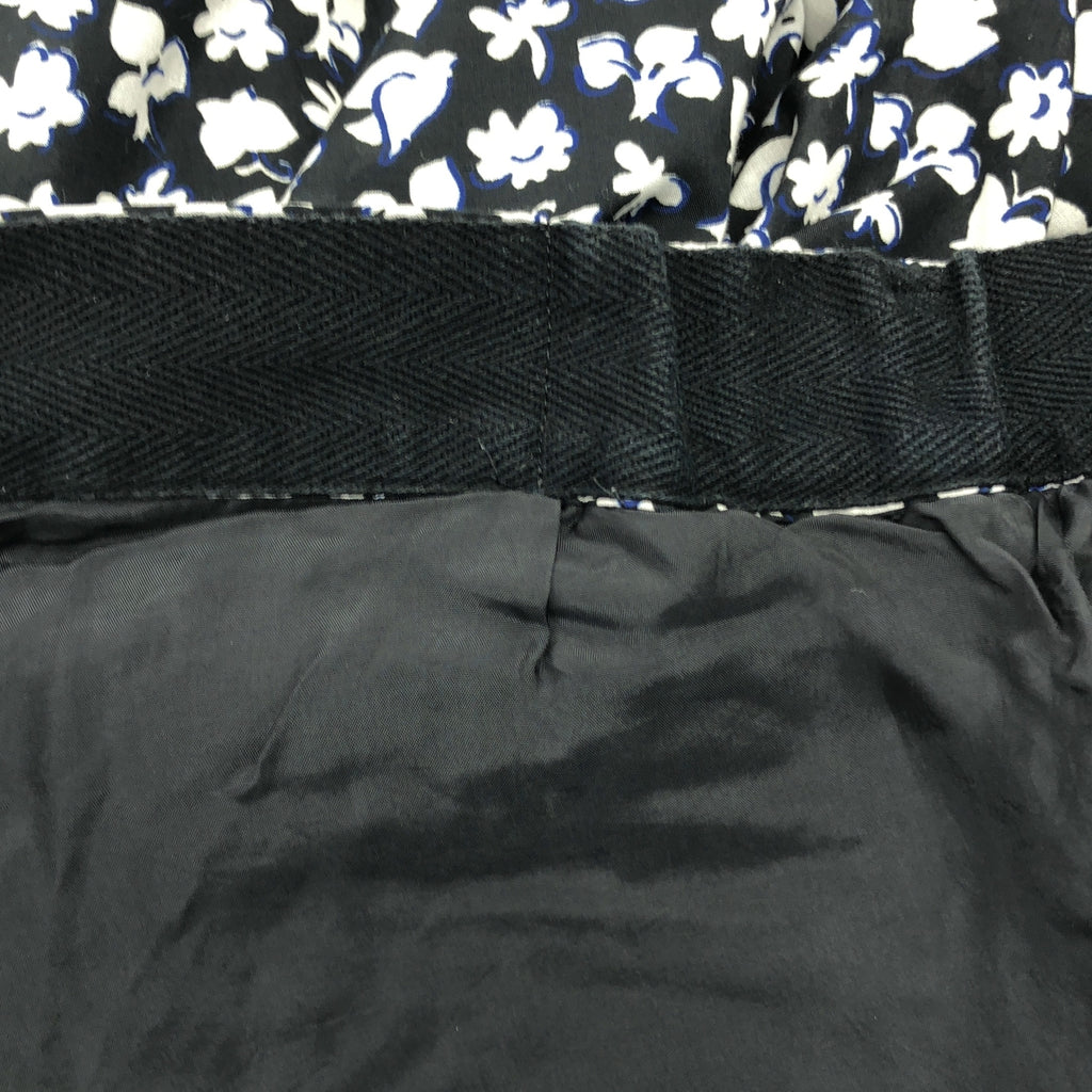 sacai / サカイ | 総柄 バックウエストゴム タック スラックス パンツ / 総裏地 | 1 | メンズ