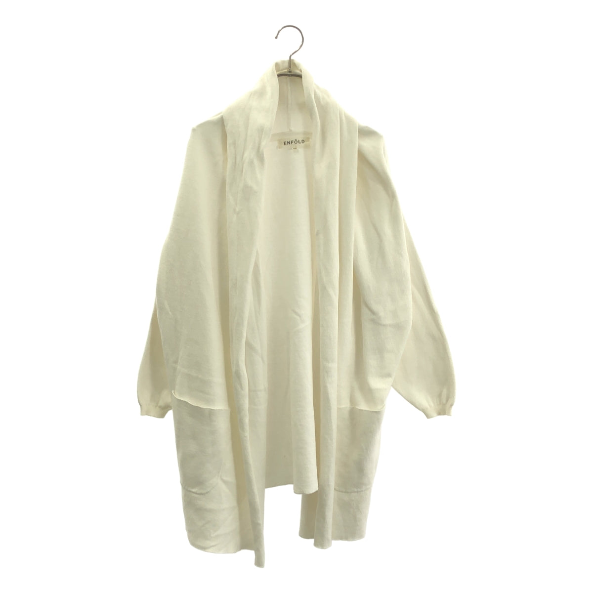 ENFOLD / エンフォルド | ダブルフェイスストールカーディガン | 38 | レディース