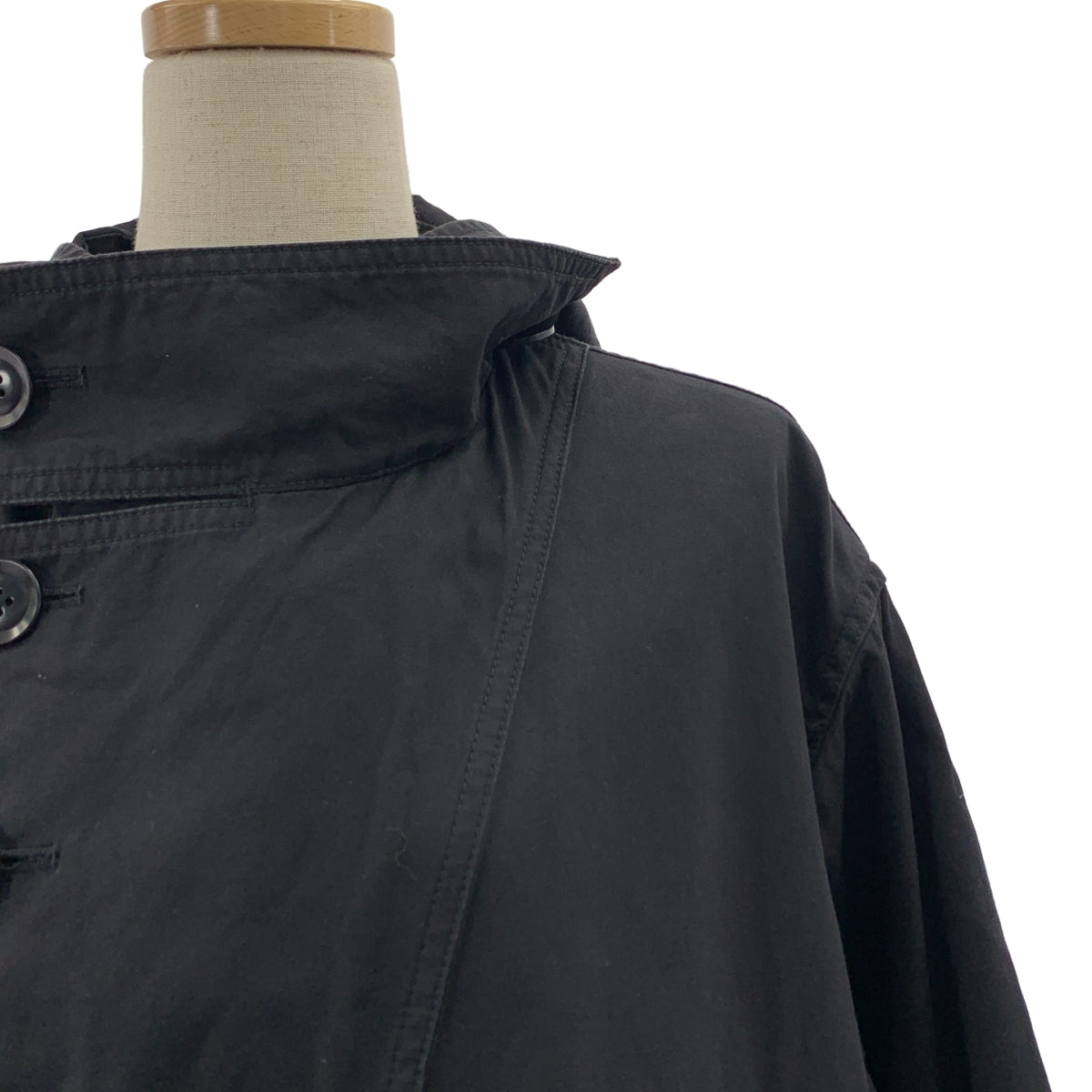 Y's BANG ON! / ワイズバングオン | テープデティール モッズ フーデッド シャツコート / ユニセックス | 3 | メンズ