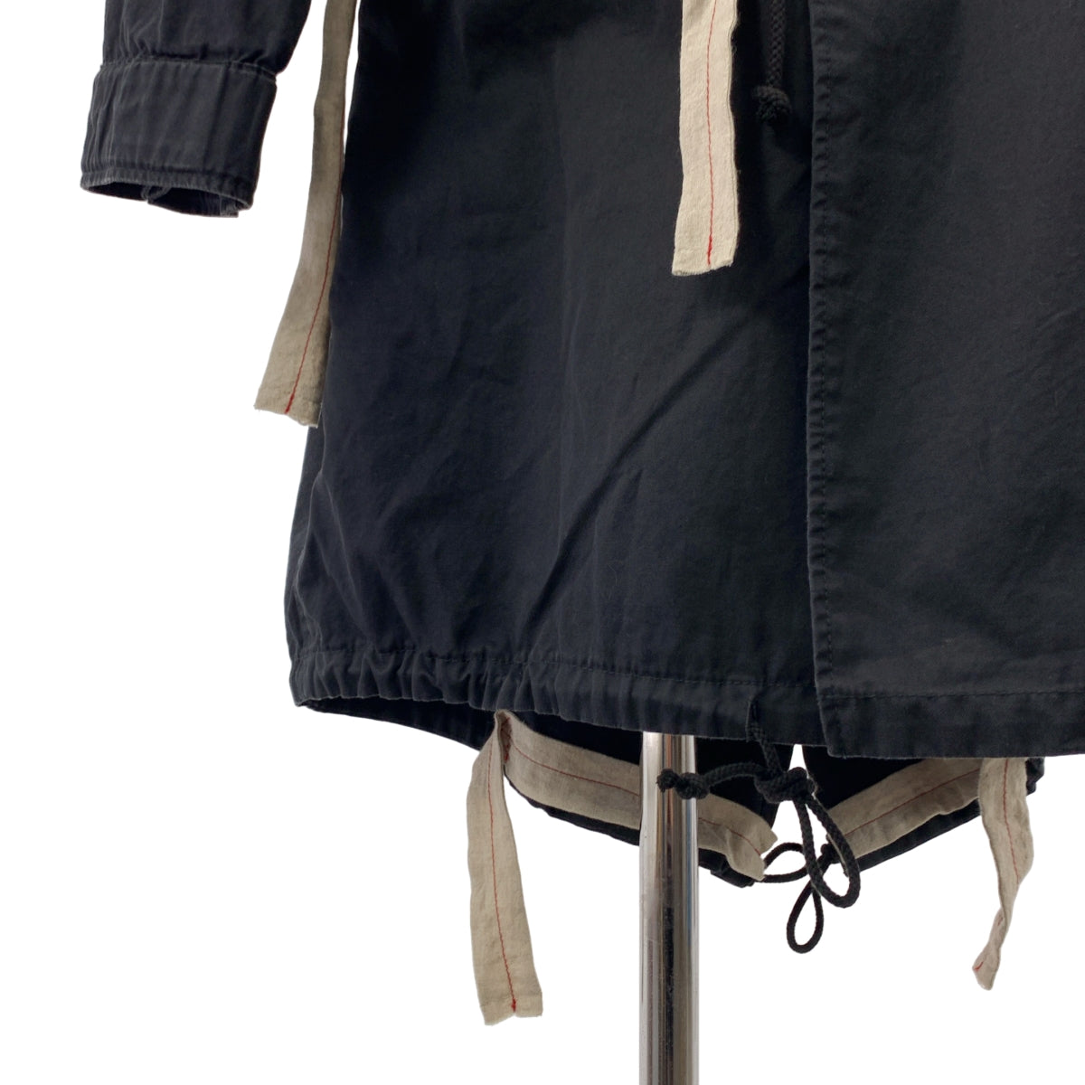 Y's BANG ON! / ワイズバングオン | テープデティール モッズ フーデッド シャツコート / ユニセックス | 3 | メンズ