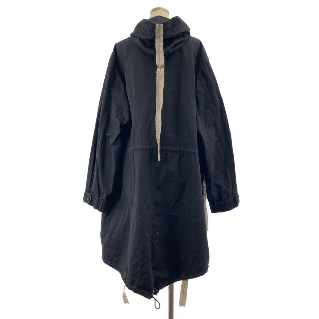 Y's BANG ON! / ワイズバングオン | テープデティール モッズ フーデッド シャツコート / ユニセックス | 3 | メンズ