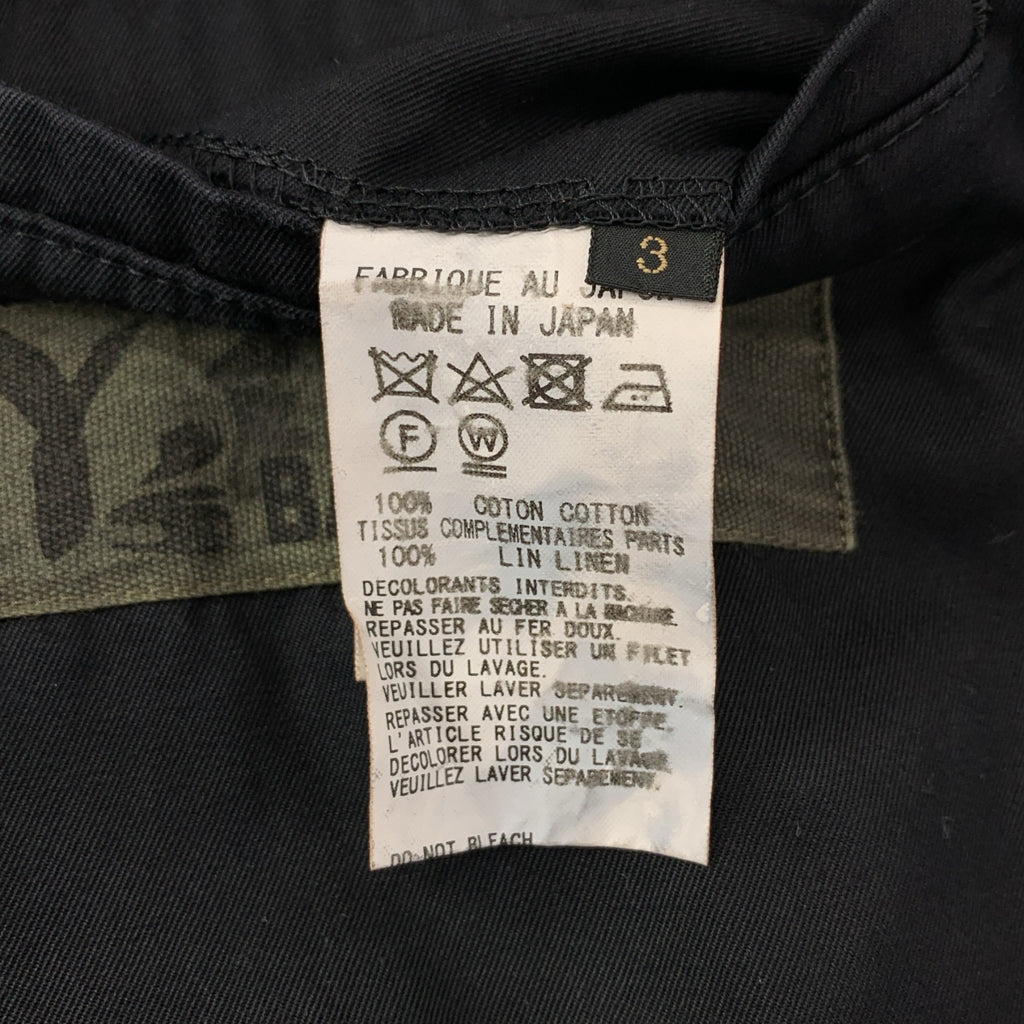 Y's BANG ON! / ワイズバングオン | テープデティール モッズ フーデッド シャツコート / ユニセックス | 3 | メンズ