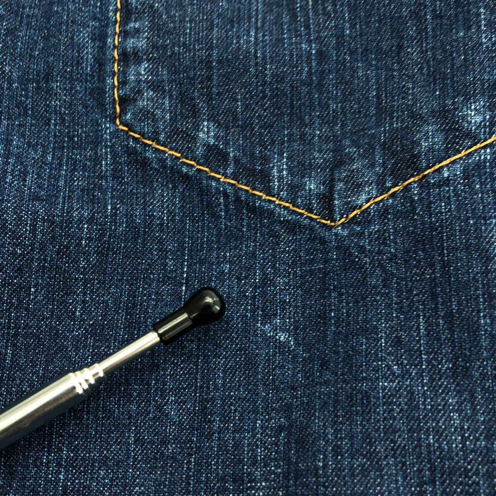 sacai / サカイ | サイドジップ カットオフ デニムワンピース | 2 | レディース