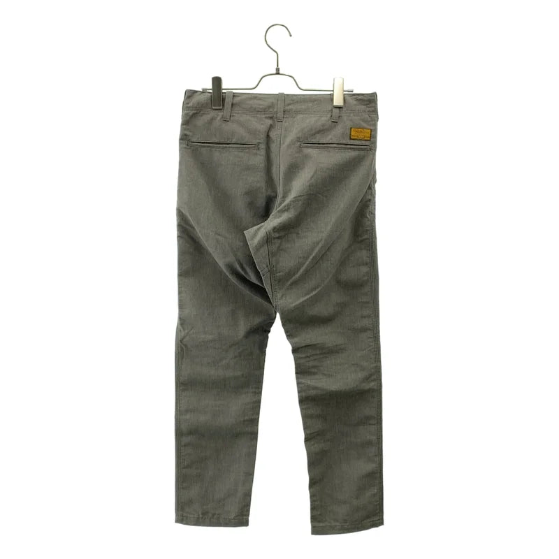 BROWN by 2-tacs / ブラウンバイツータックス | TRNITY CHAMBRAY TAPERED ウール リネン混 シャンブレー テーパードパンツ | S | メンズ