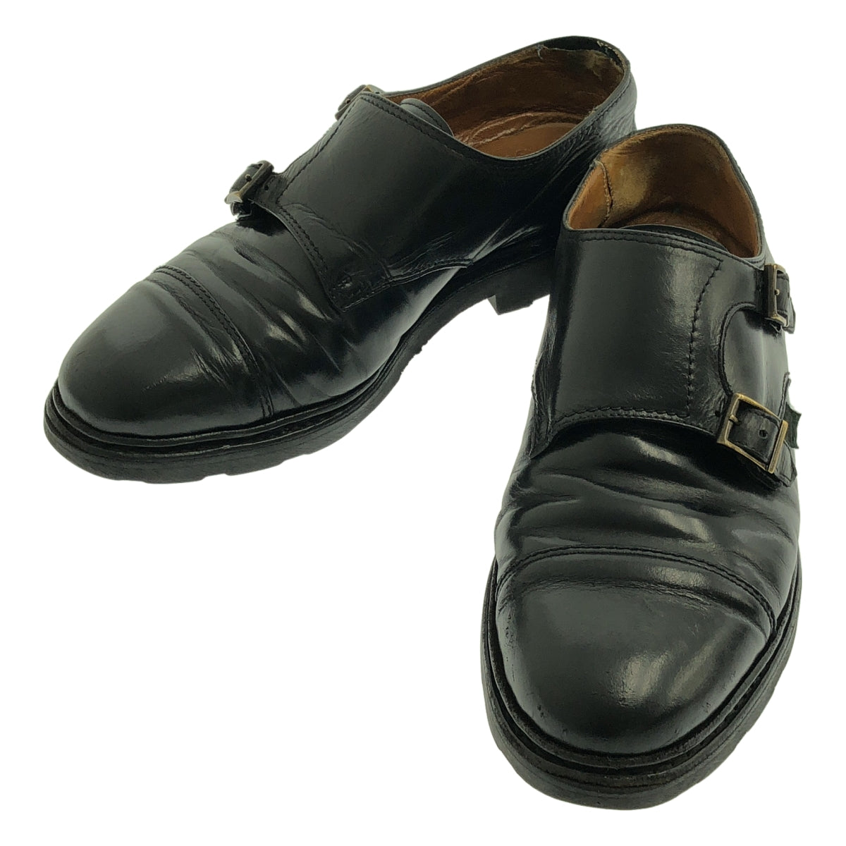 Paraboot / 파라부츠 | WILLIAM 윌리엄 가죽 더블 몽크 스트랩 신발 | 8 | 남성