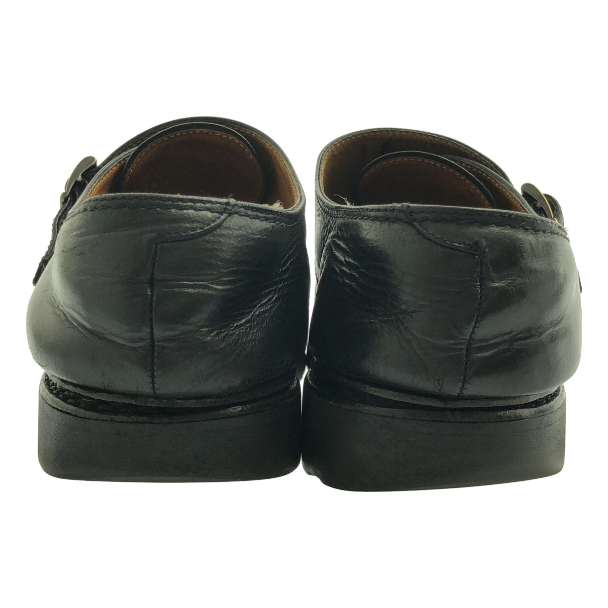 Paraboot / 파라부츠 | WILLIAM 윌리엄 가죽 더블 몽크 스트랩 신발 | 8 | 남성