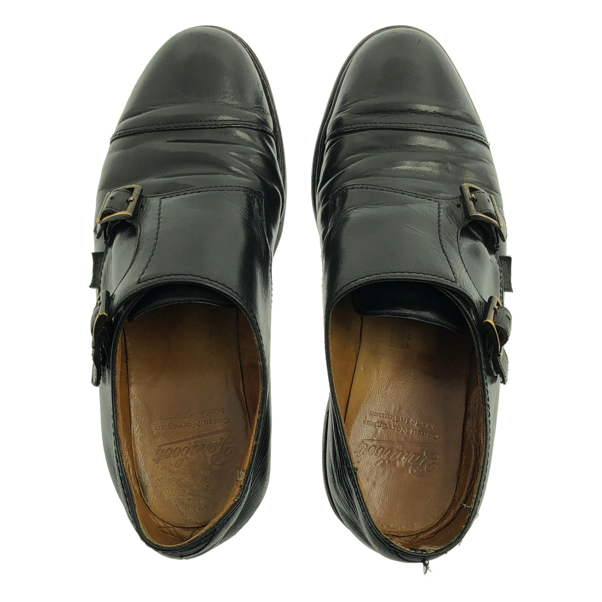 Paraboot / 파라부츠 | WILLIAM 윌리엄 가죽 더블 몽크 스트랩 신발 | 8 | 남성