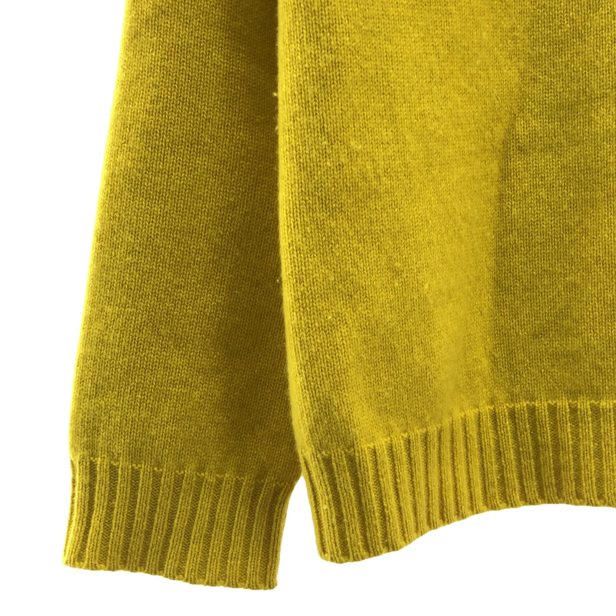 抽屜 | 7G 羊絨高領開衩針織毛衣 | 1 | 黃色 | 女款