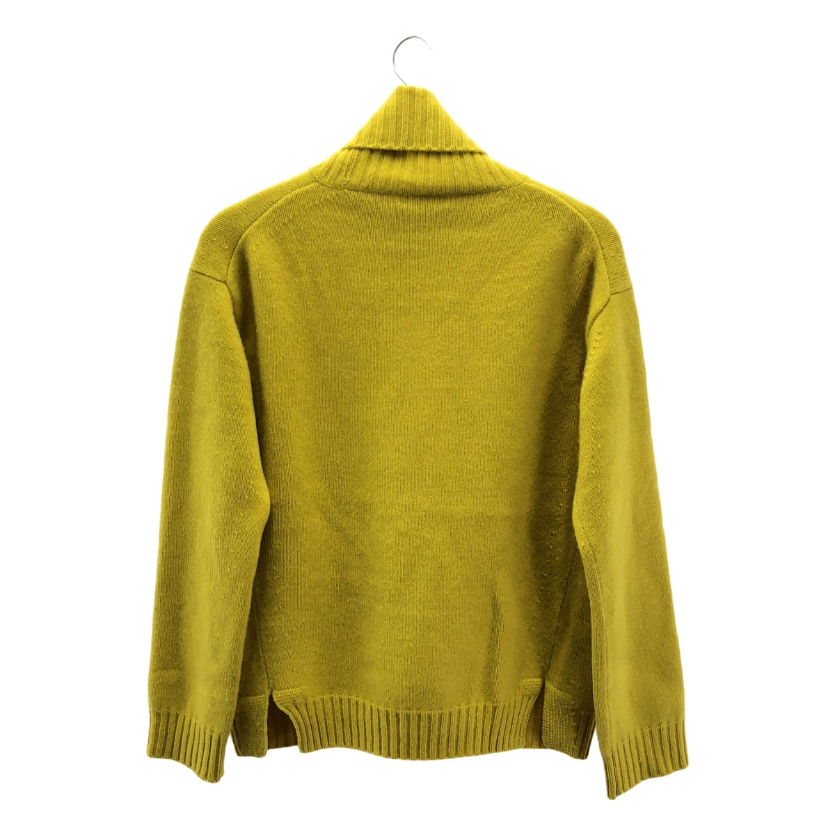 抽屜 | 7G 羊絨高領開衩針織毛衣 | 1 | 黃色 | 女款