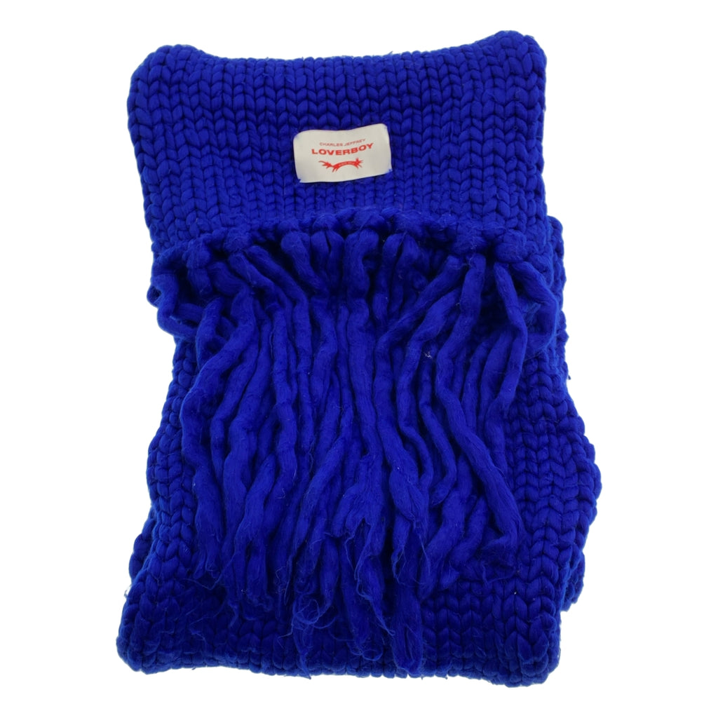 Charles Jeffrey Loverboy | 低針數流蘇針織長圍巾 |