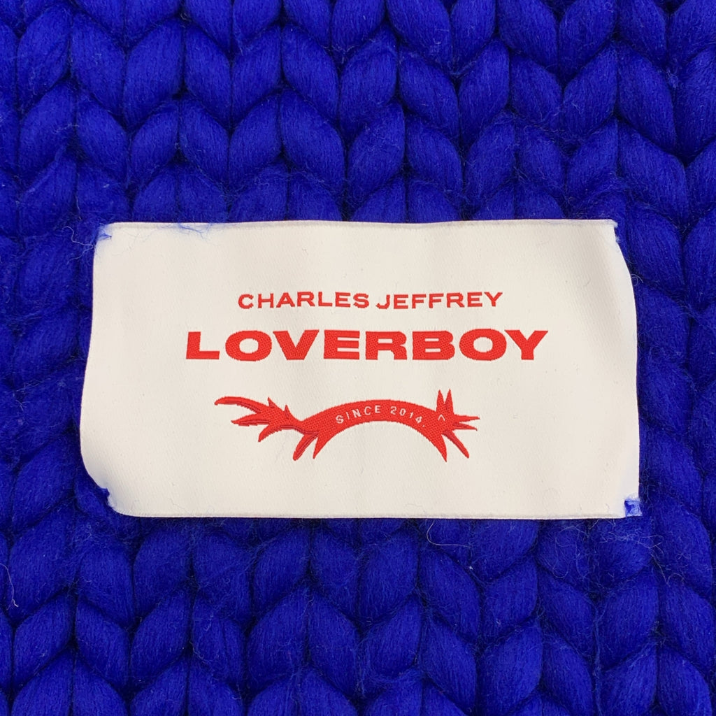 Charles Jeffrey Loverboy | 低針數流蘇針織長圍巾 |