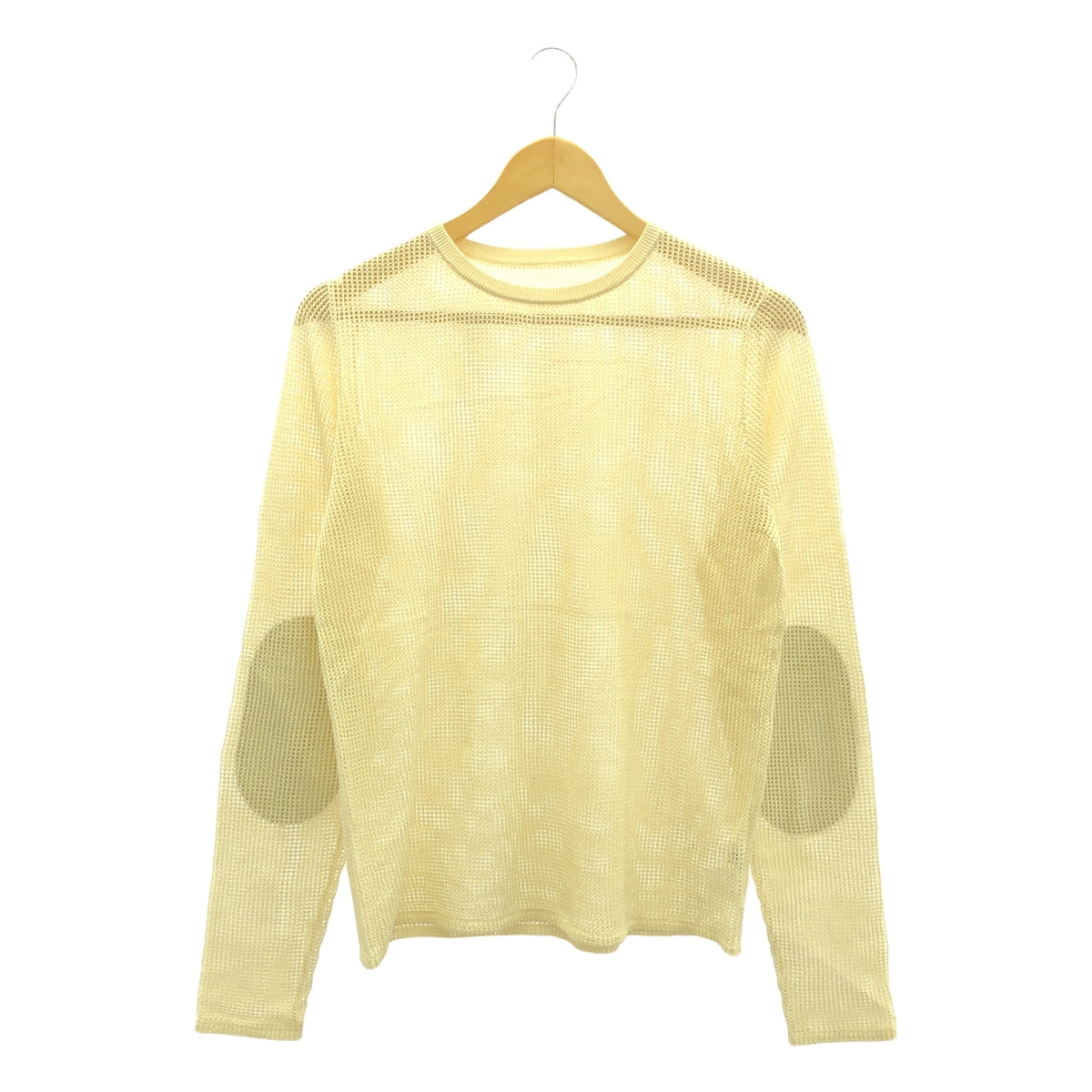 ANTHOM |超長瑞士棉網眼針織 |尺寸 38 |米色 |女性的